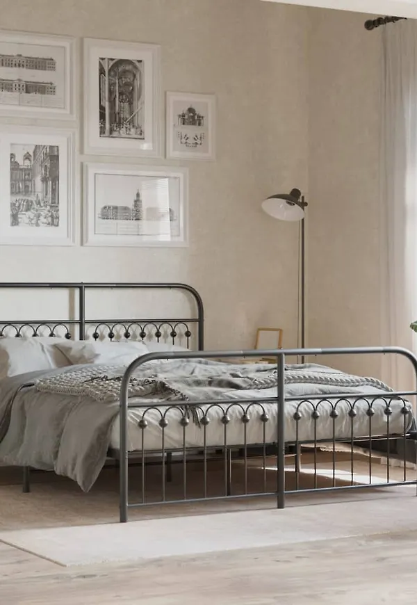 Stilren svart sängram 2025 från vidaXL.