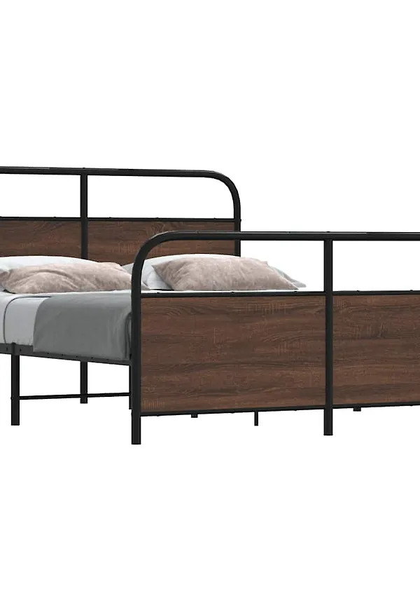 Riktigt snygg brun säng i ek 2025 från vidaXL.