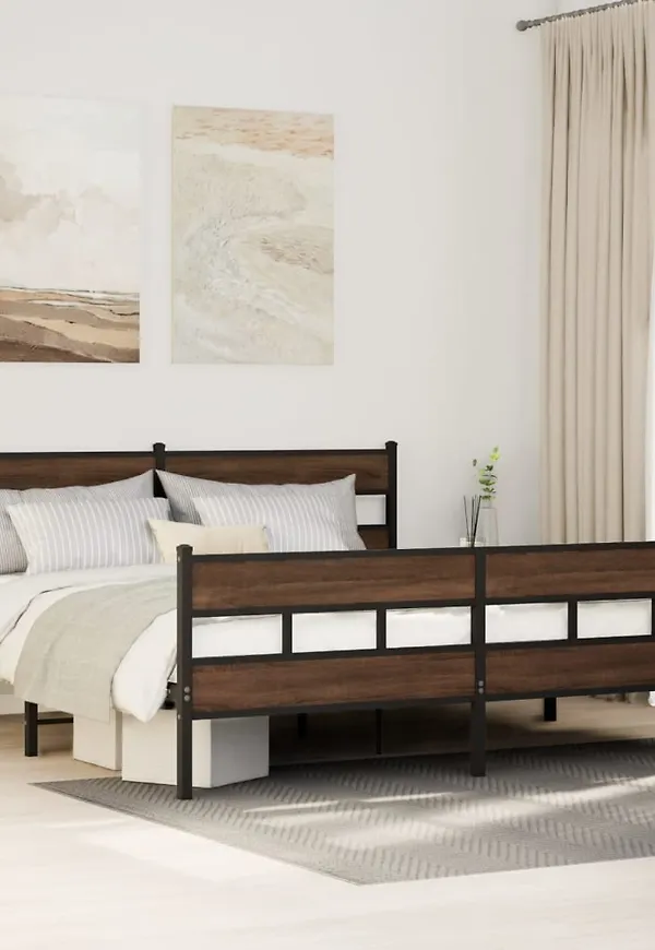 Mysig sängram 2025 från vidaXL.