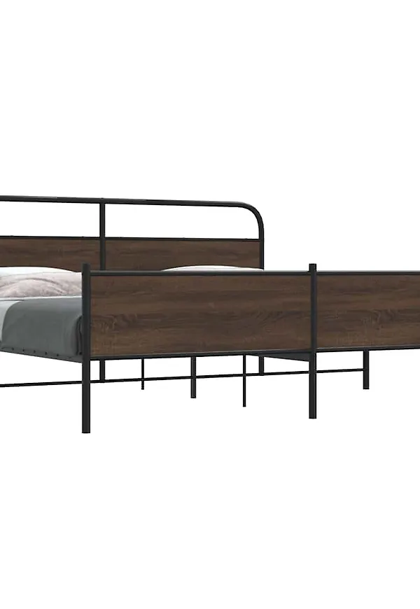 Stilriktig säng i ek 2025 från vidaXL.