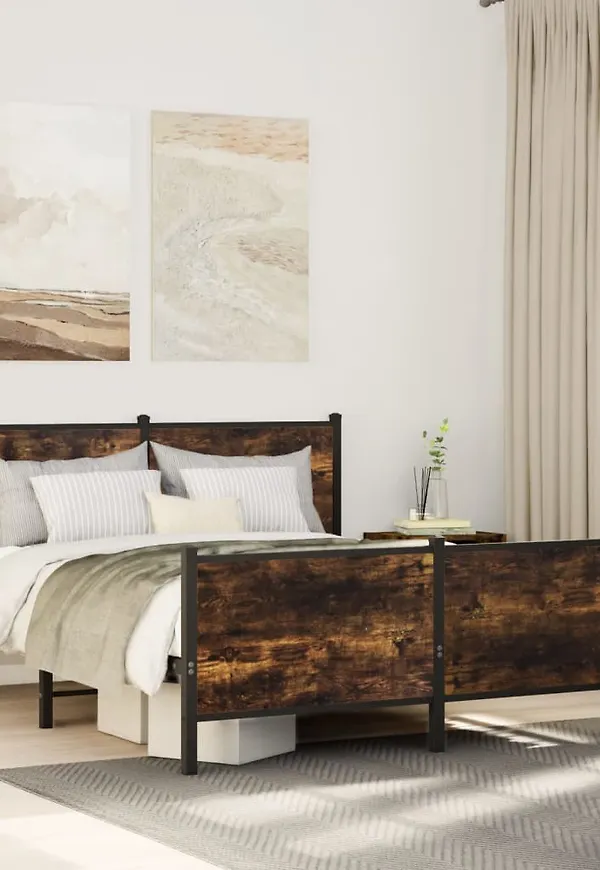 Brun vidaXL-ramar i klassisk modell.