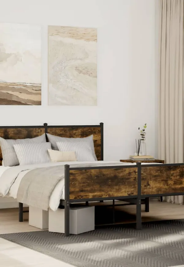 Brun sängram som passar perfekt till våren 2025!