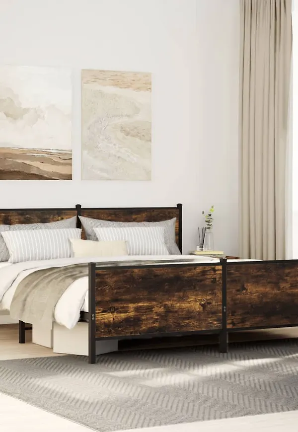 Brun vidaXL-ramar i riktigt trendig modell.