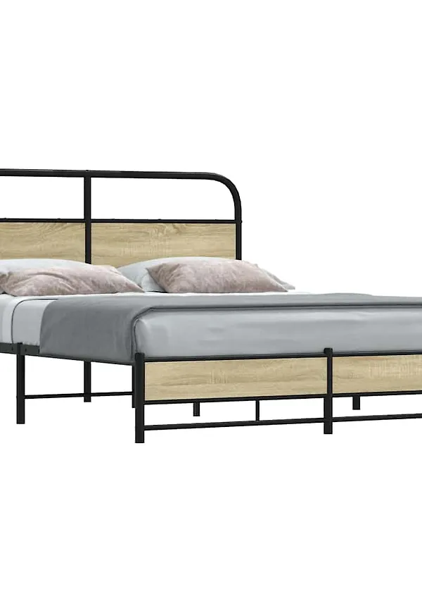 VidaXL säng i ek som passar perfekt till hösten 2025!