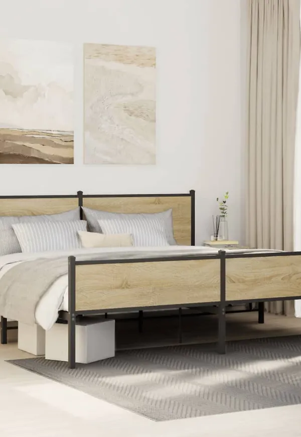 Stilriktig ekram i brunt från vidaXL.