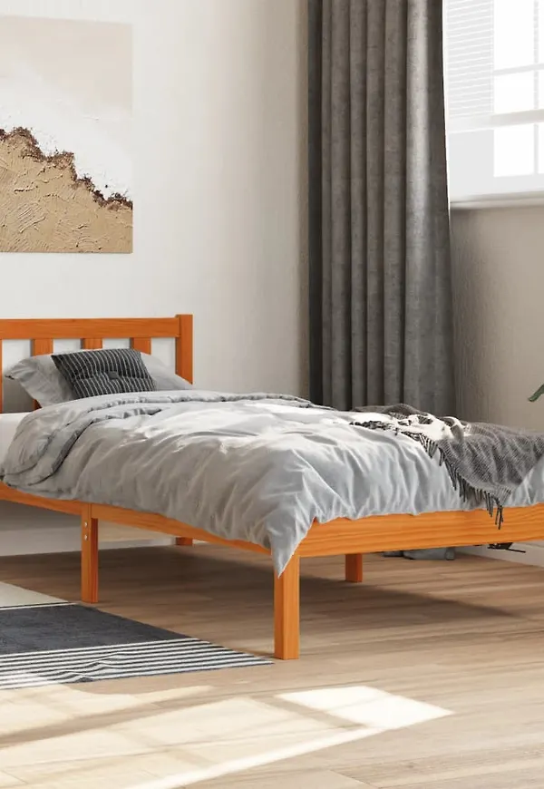 Vacker ram i brunt från vidaXL.