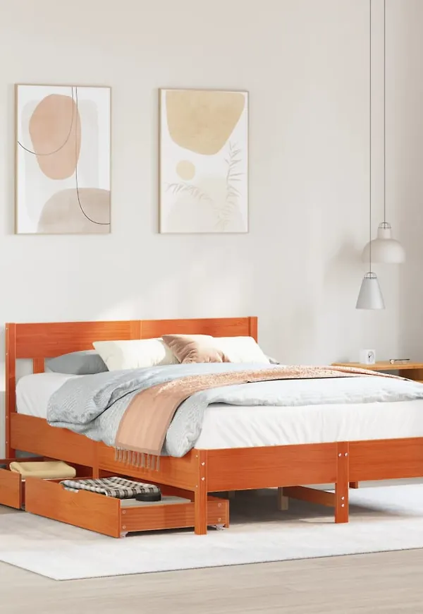 Smickrande brun extrasäng 2025 från vidaXL.