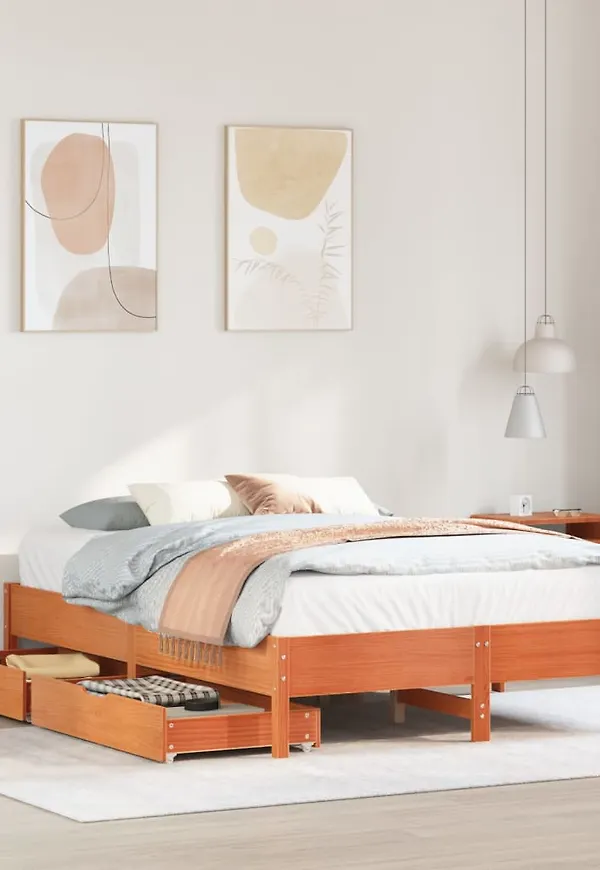 Riktigt fin brun säng 2025 från vidaXL.