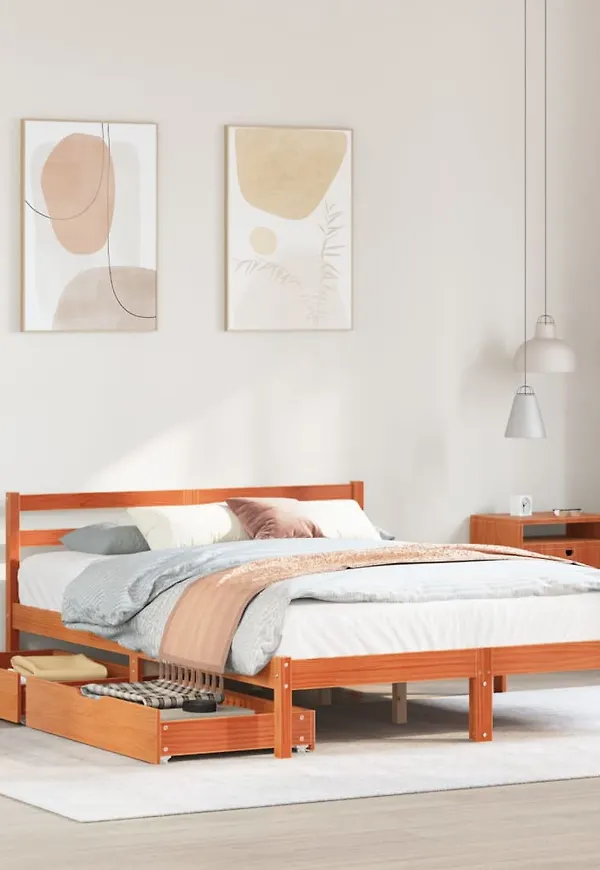 Stilriktig brun extrasäng 2025 från vidaXL.