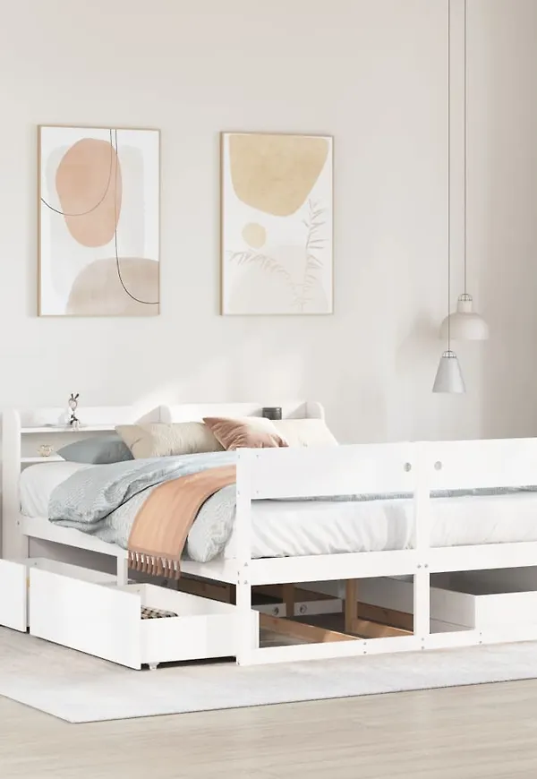 Smickrande vit säng 2025 från vidaXL.