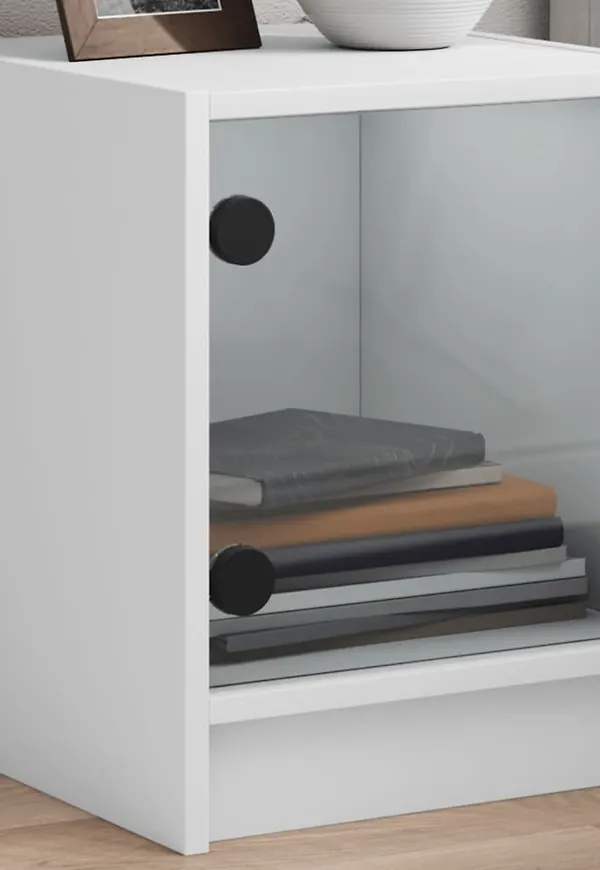 Komfortabel vit sängbord 2025 från vidaXL.