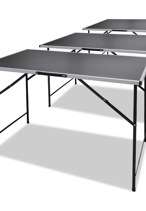 Otroligt fin svart aluminiumbord 2024 från vidaXL.