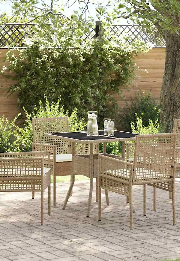 Beige VidaXL matbord som passar perfekt till våren 2026!