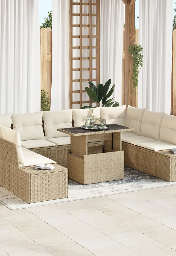 Beige VidaXL bord som passar perfekt till sommaren 2025!