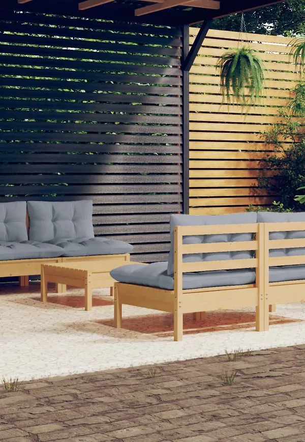 Grå VidaXL bord som passar perfekt till våren 2025!