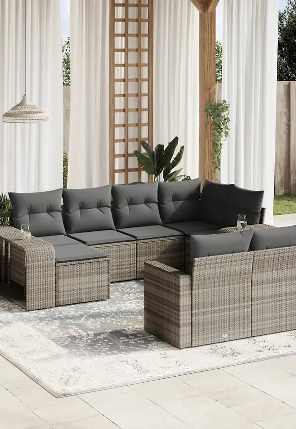 Cool grå soffgrupp 2025 från vidaXL.