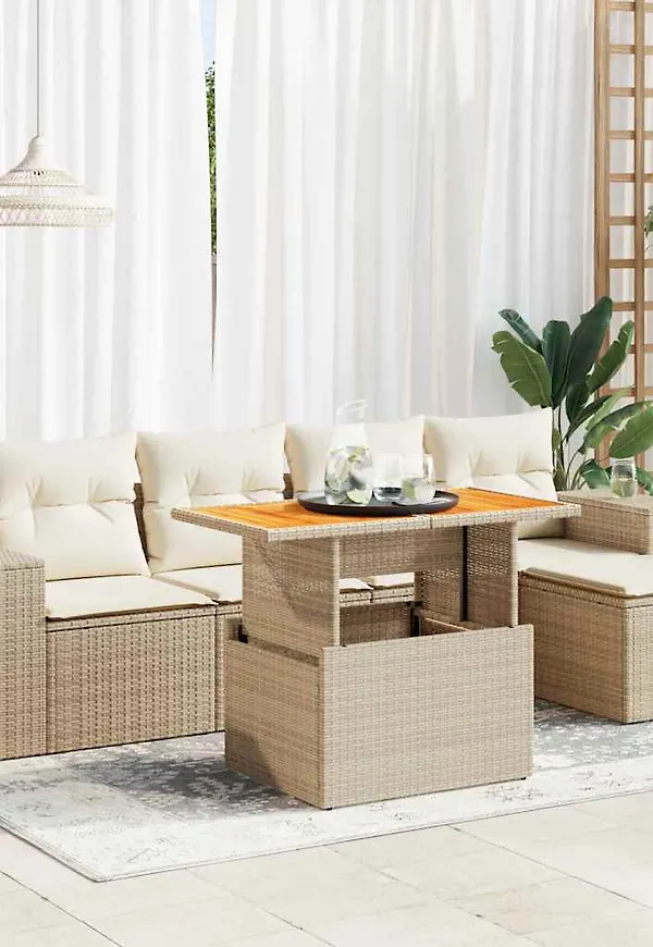 Beige VidaXL möbelgrupp som passar perfekt till hösten 2025!