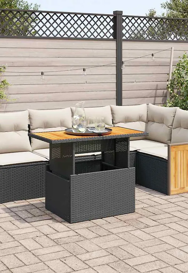 Svart VidaXL möbelgrupp som passar perfekt till hösten 2025!