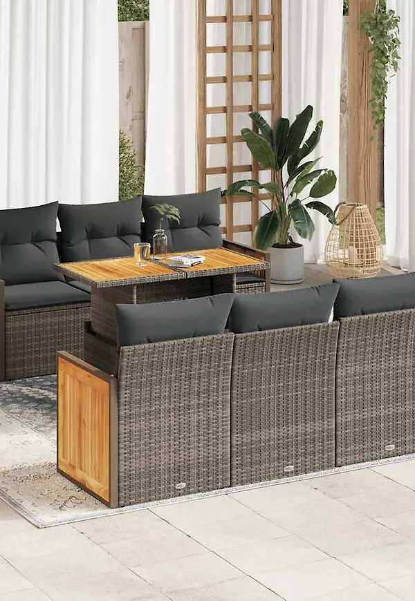 Grå soffgrupp som passar perfekt till våren 2025!