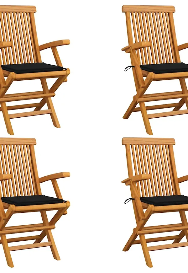 Stilriktig utemöbel i svart från vidaXL.