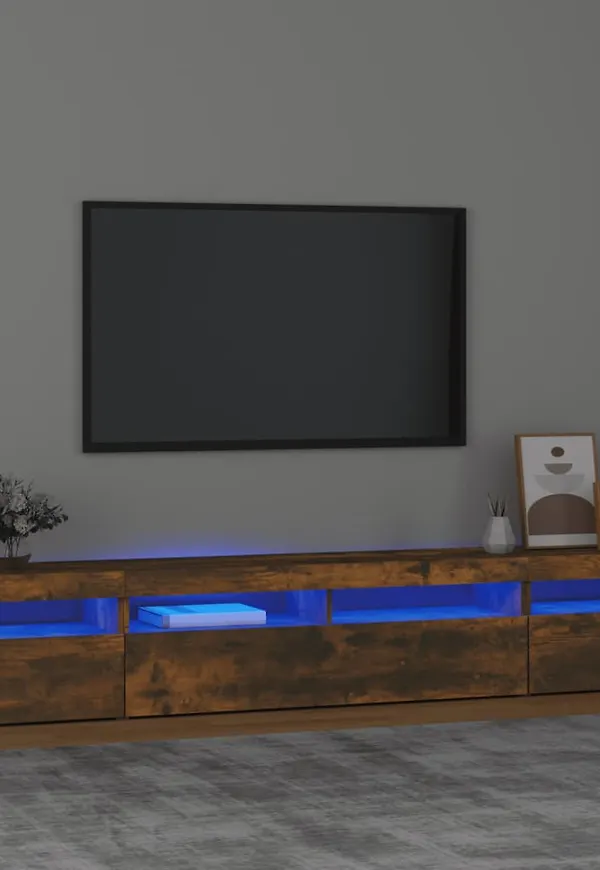 Fantastiskt snygg vidaxl möbel i brun färg gjord i ek.