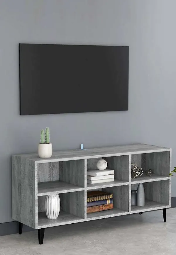 Grå vidaXL-bänk i elegant modell.