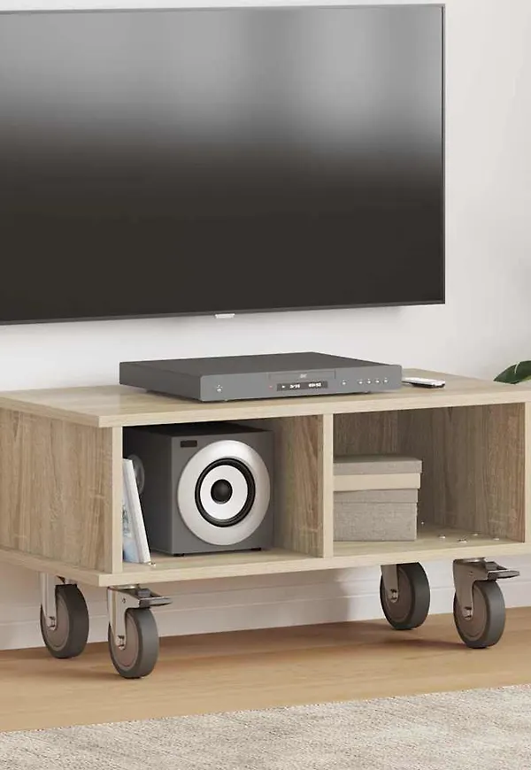 Ikonisk vidaxl bänk i brun färg gjord i ek.