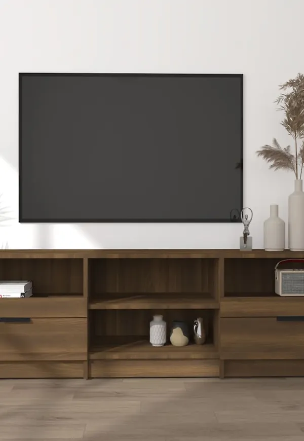 Modern vidaxl möbel i brun färg gjord i ek.