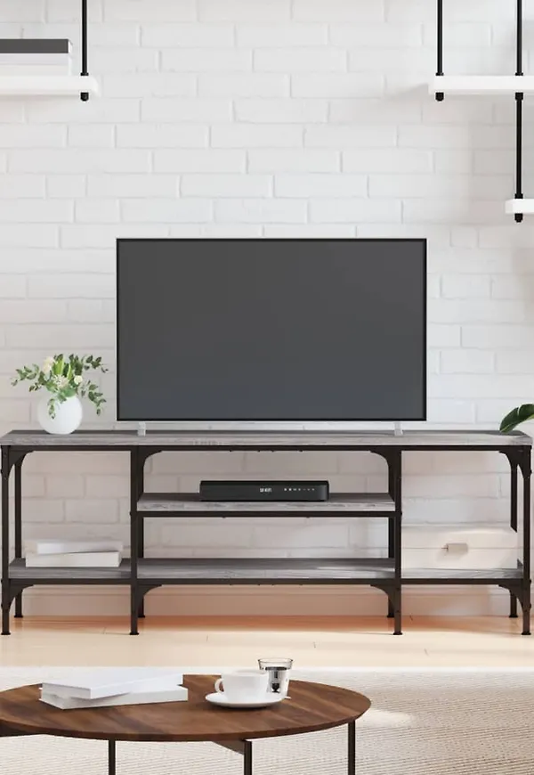 Riktigt snygg vidaxl möbel i grå färg gjord i järn.