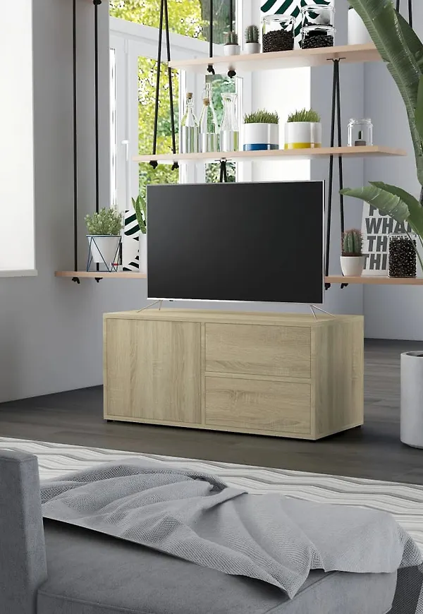 Stilriktig brun möbel i ek från vidaXL.