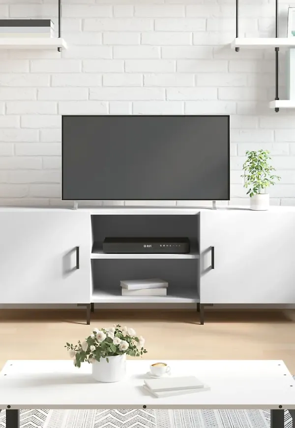 Vit vidaXL-fotoram i cool modell.