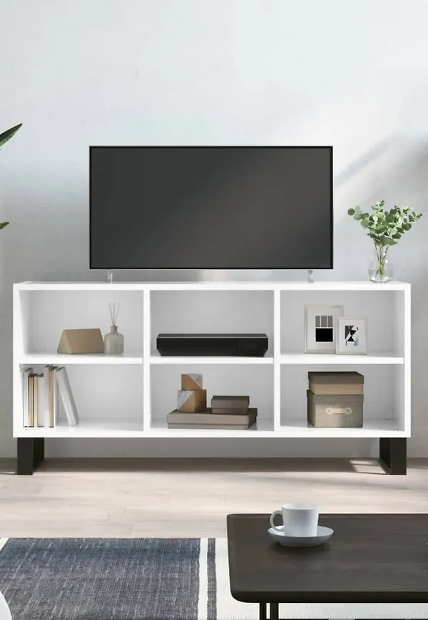 Otroligt fin vit möbel i järn från vidaXL.