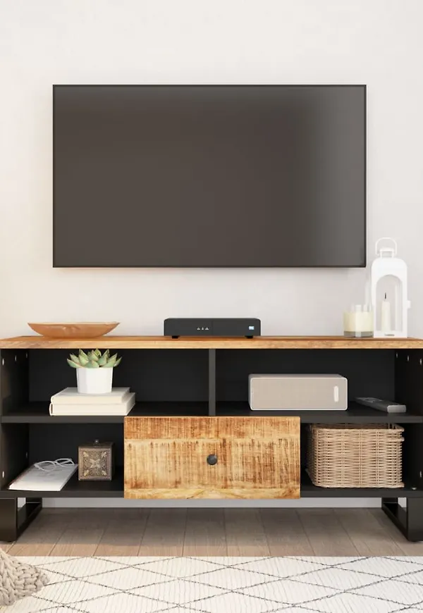 Brun vidaXL-järnskåp i söt modell.