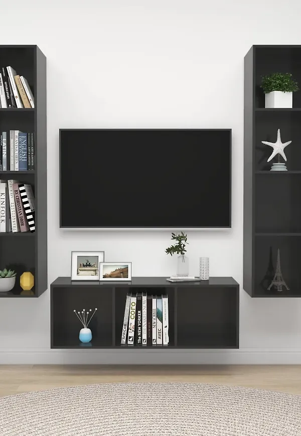 Cool skåp i grått från vidaXL.