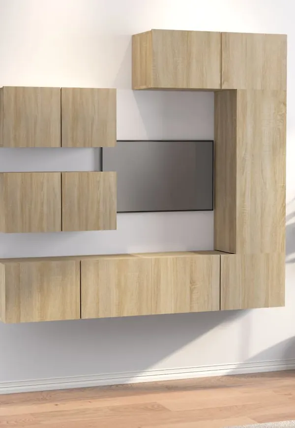 Ikonisk ekmöbel i brunt från vidaXL.