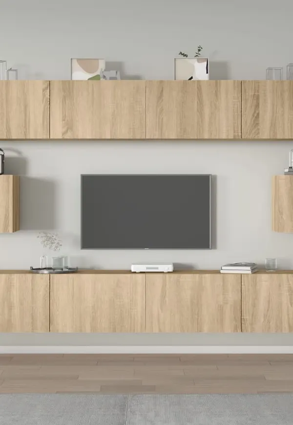 Stilren vidaxl möbel i brun färg gjord i ek.