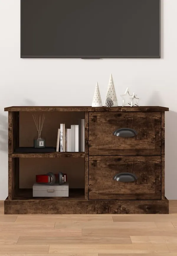 Otroligt snygg möbel i brun färg gjord i ek.