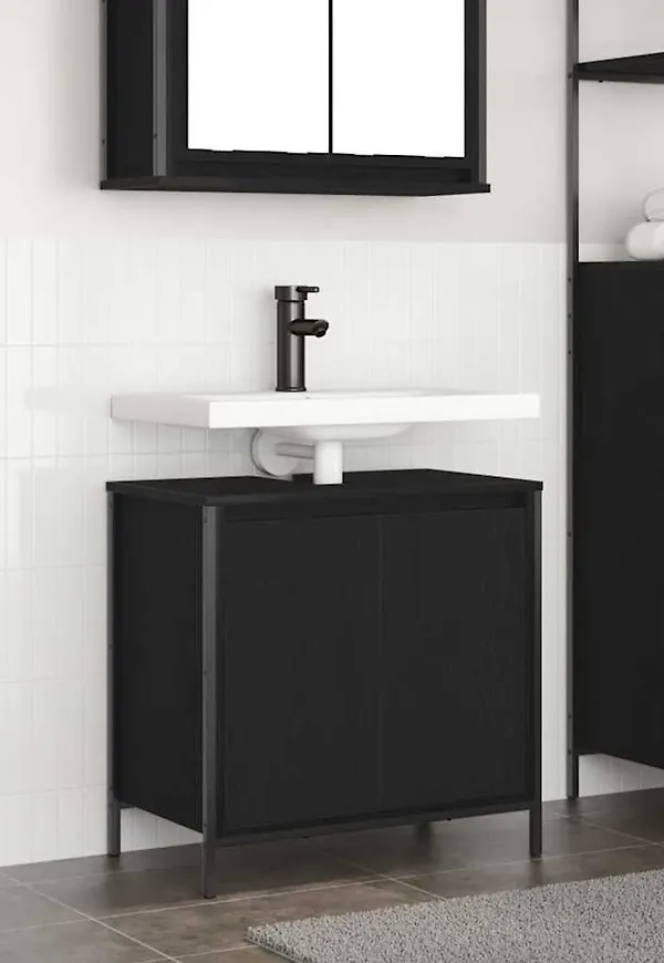 Snygg svart skåp 2025 från vidaXL.