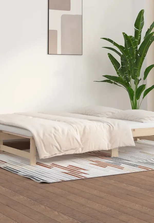 Jättefin Säng som passar bra vid många olika tillfällen.