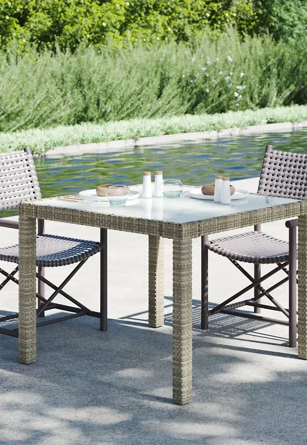 Riktigt snygg grå bord 2025 från vidaXL.