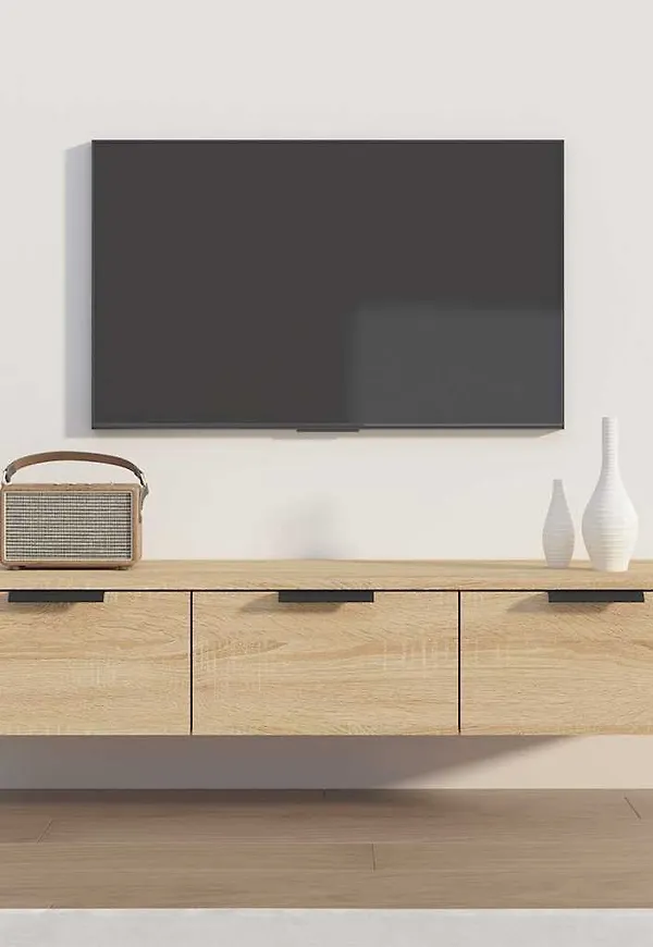 Moderiktig brun skåp i ek 2026 från vidaXL.