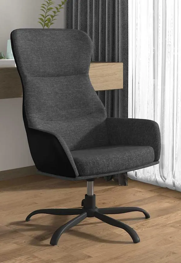 Grå vidaXL-stol i riktigt fin modell.
