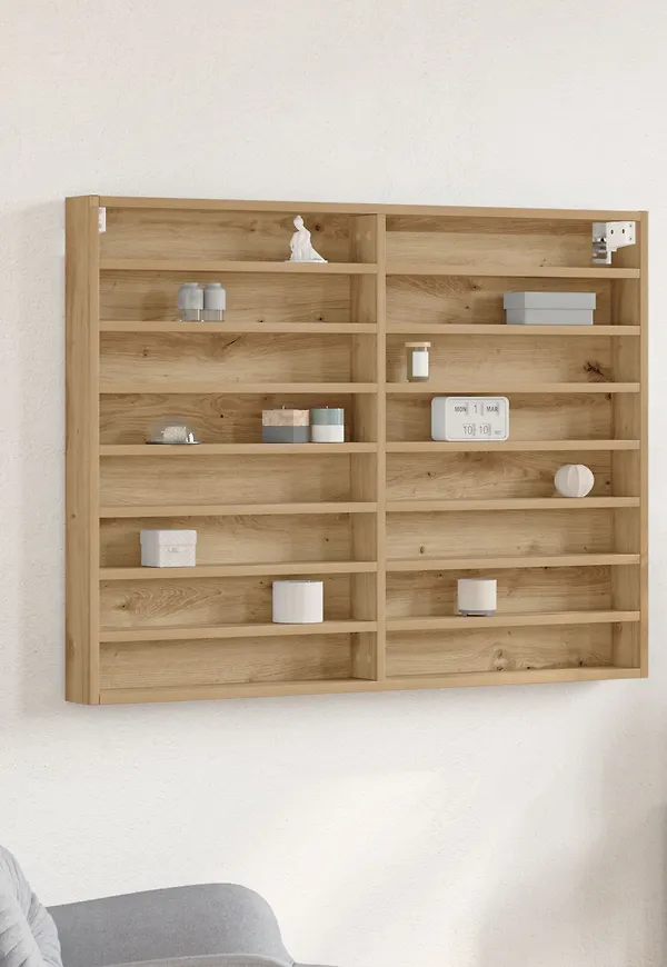 Riktigt trendig ekhylla 2025 från vidaXL.