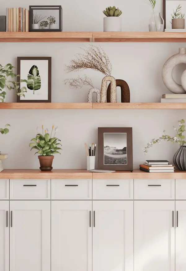 Trendig vidaxl hylla i brun färg gjord i ek.