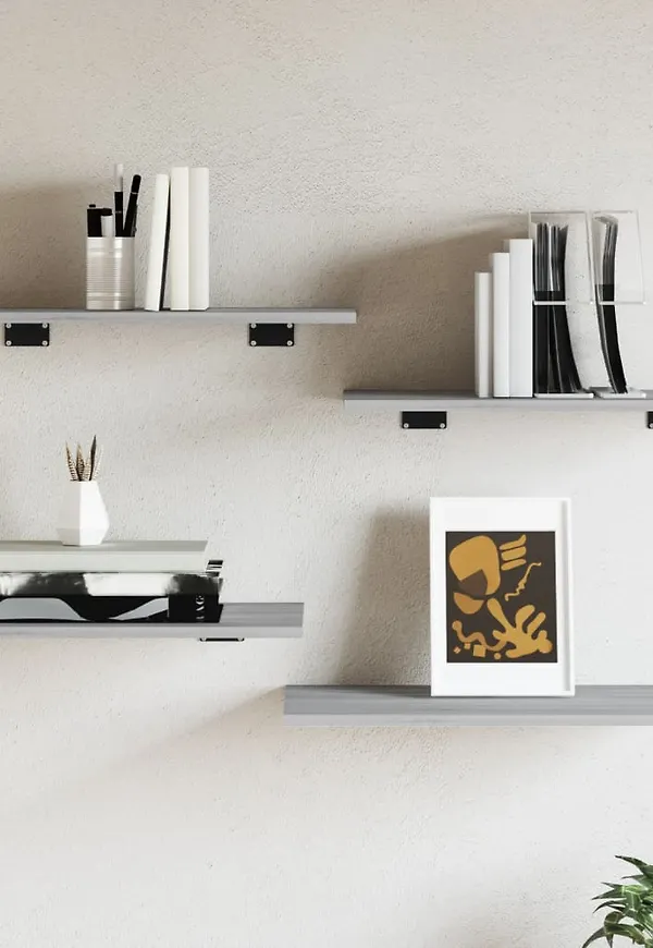 Cool grå hylla 2025 från vidaXL.