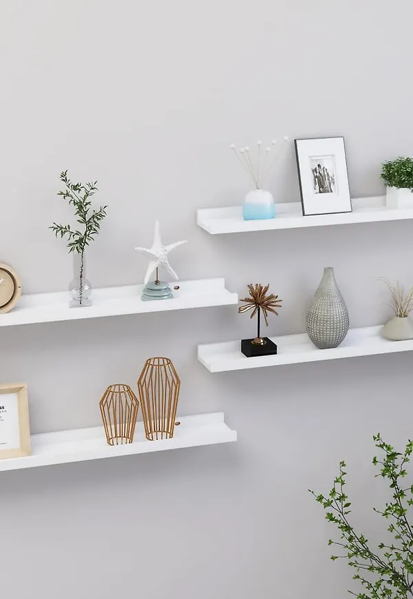 Cool hylla i vitt från vidaXL.