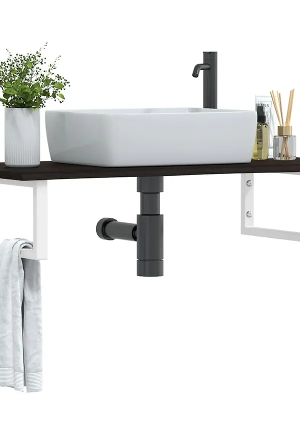 Fin brun skåp i ek 2025 från vidaXL.