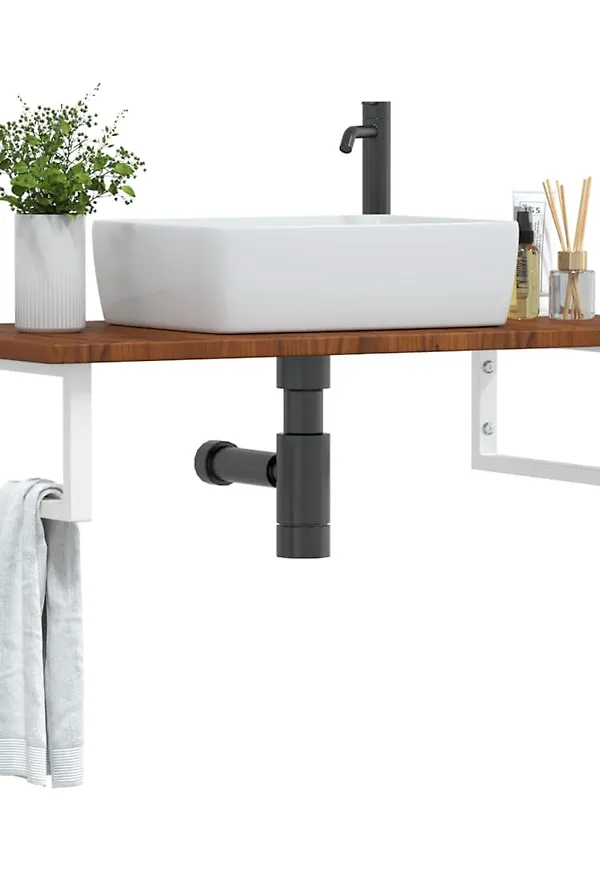 Elegant vidaxl skåp i brun färg gjord i ek.