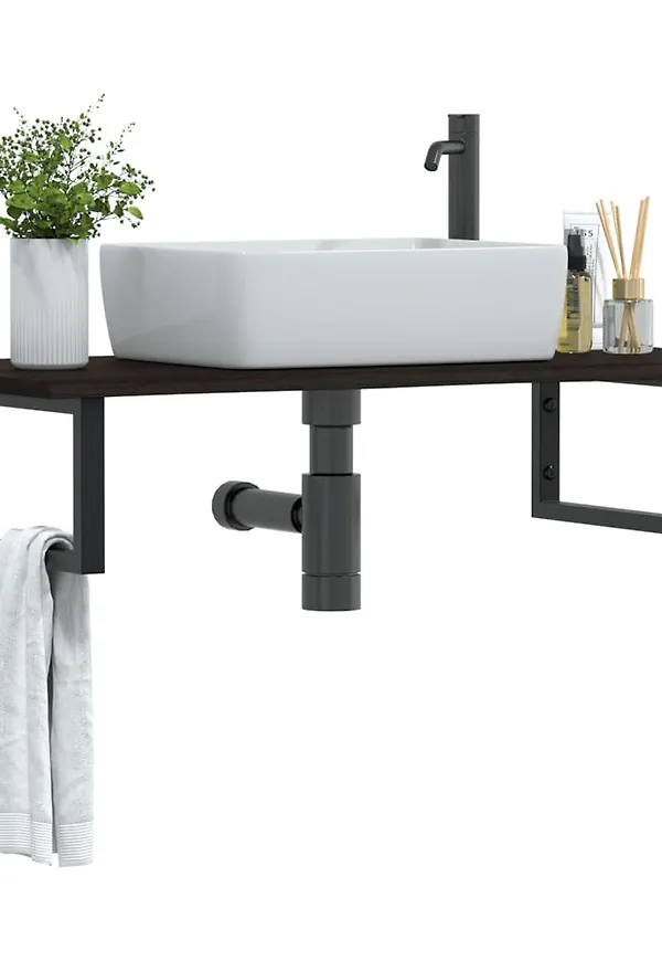 Trendig brun skåp i ek 2025 från vidaXL.