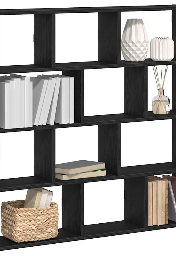 Stilriktig hylla i svart från vidaXL.